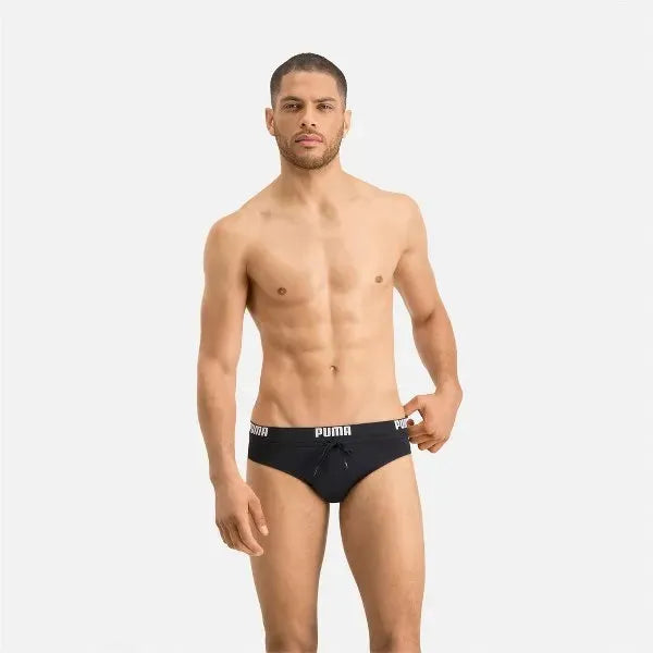 PUMA SWIM MEN LOGO SWIM BRIEF 1P black úszónadrág - Sportmania.hu