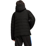 Puma Team Additions Padded Hooded Kids Jacket Black gyerek 65973803