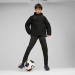 Puma Team Additions Padded Hooded Kids Jacket Black gyerek 65973803