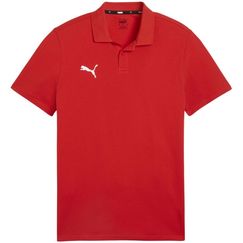 Puma Team Goal Casuals póló Shirt Red 658605 piros férfi galléros póló