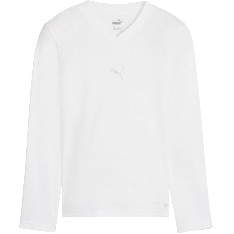 Puma TeamGOAL Baselayer Tee Longsleeve Kids' T-Shirt 659041 gyerek póló, fehér