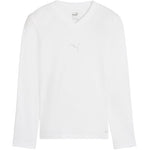 Puma TeamGOAL Baselayer Tee Longsleeve Kids' T-Shirt 659041 gyerek póló, fehér