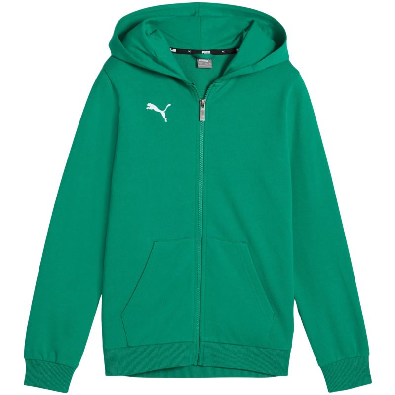 Puma teamGoal Casuals Hooded Kids' Sweatshirt Green gyerek 65859605