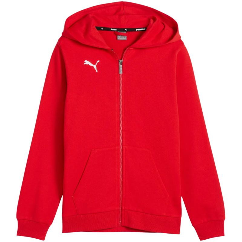 Puma teamGoal Casuals Hooded kids' sweatshirt red gyerek 65859601