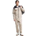 Puma Tech Material Mix Full-Zip Hoodie 694490 férfi kapucnis pulóver, bézs