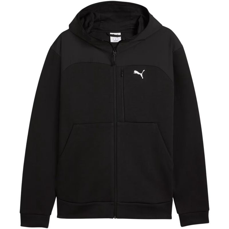 Puma Tech Material Mix Hoodie, 694490 férfi kapucnis pulóver, fekete