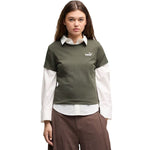 Puma Women's ESS Small No.1 Logo Tee(s) 682373 khaki női póló 68237369