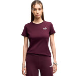 Puma Women's ESS Small No.1 Logo Tee(s) T-Shirt 682373 bordó női póló 68237324