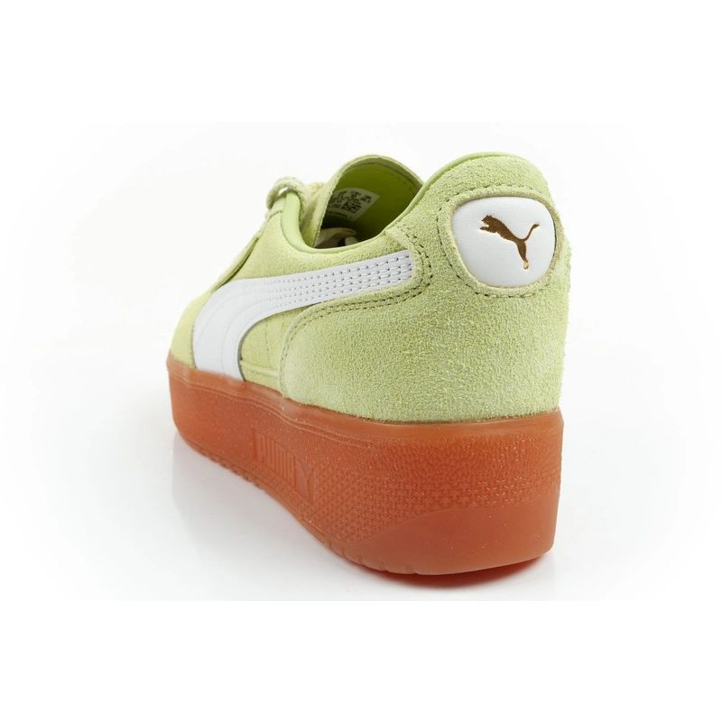 Puma women's sports sneakers Palermo platform fashionable zöld női utcai cipő