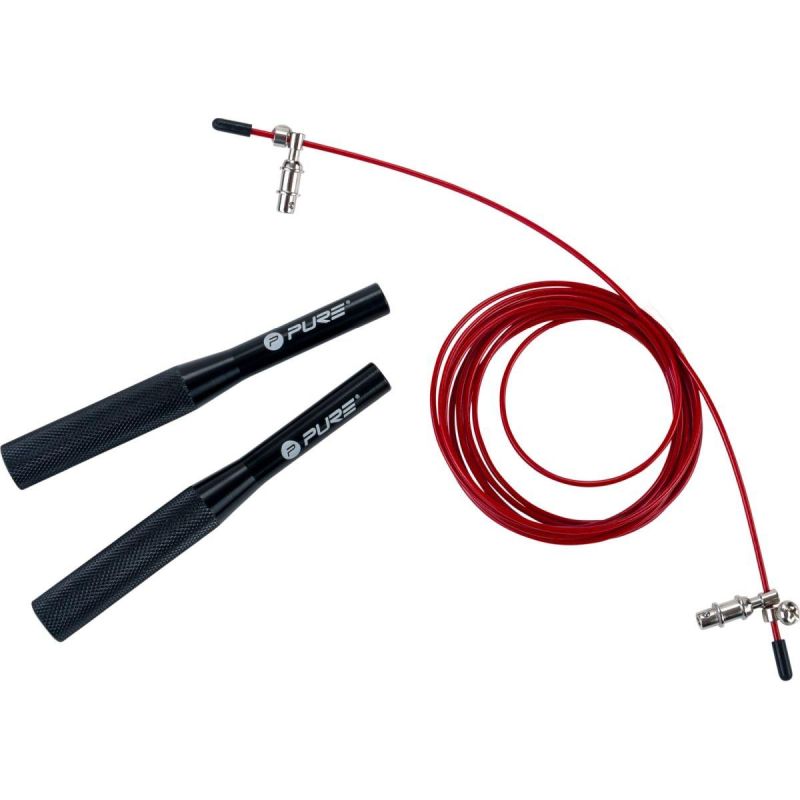 Pure 2 Improve 3-IN-1 WEIGHTED SKIPPING ROPE, REPLACEABLE LINES, PURE 2 IMPROWE fekete edzőfelszerelés