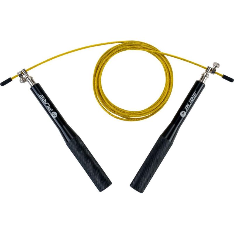 Pure 2 Improve 3-IN-1 WEIGHTED SKIPPING ROPE, REPLACEABLE LINES, PURE 2 IMPROWE fekete edzőfelszerelés
