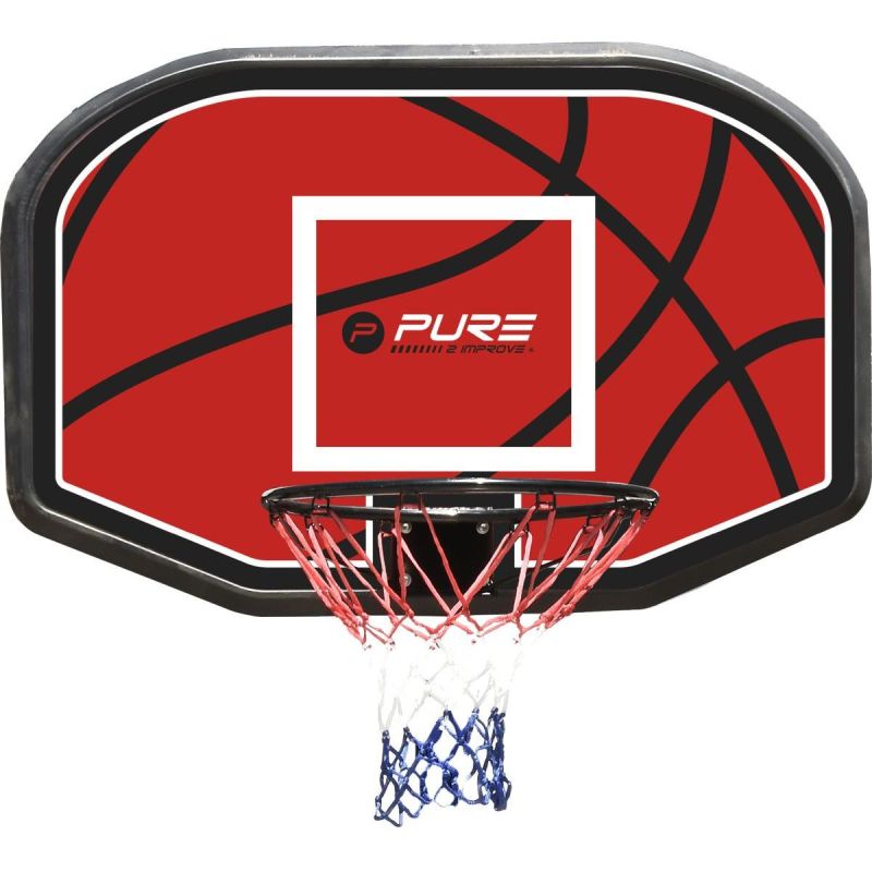 Pure 2 Improve BASKETBALL BACKBOARD RIM 45CM fekete tábla
