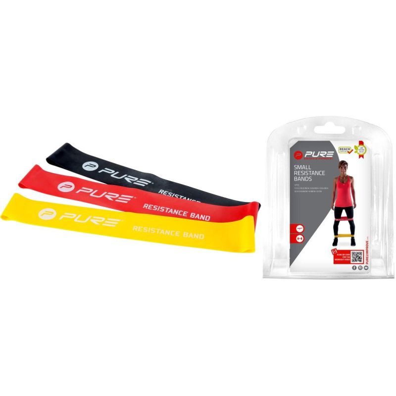 Pure 2 Improve SET OF FITNESS CROSSFIT MINI BANDS 3 PCS fekete készlet