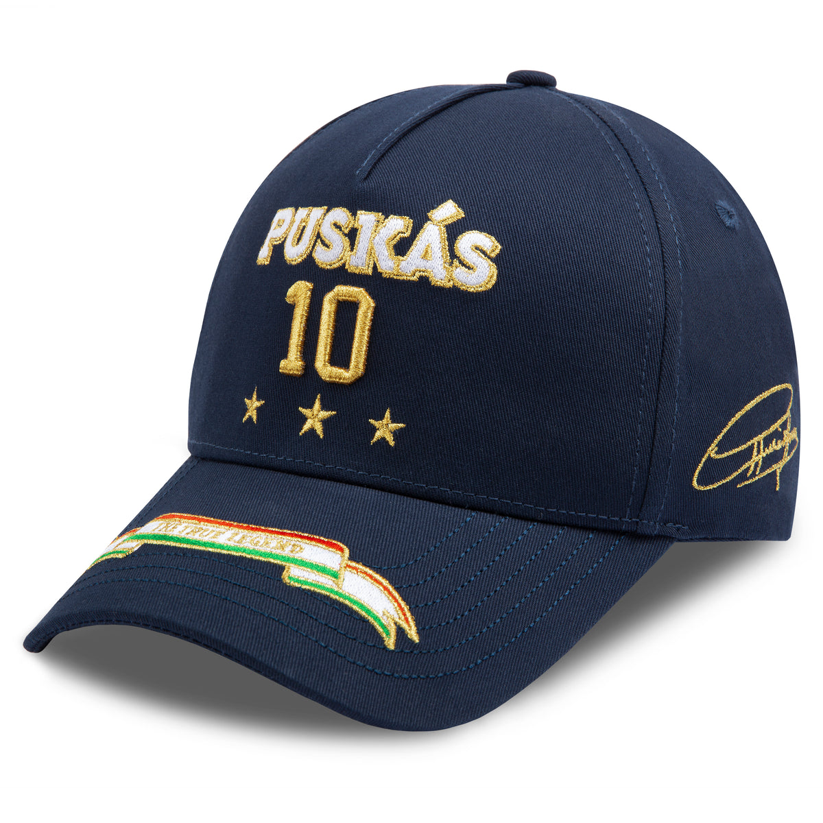 Puskas.com Puskás baseball sapka, sötétkék