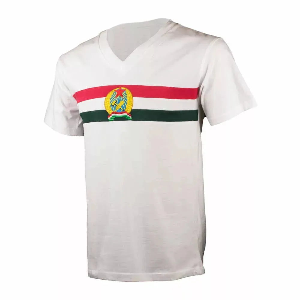 Puskas.com Puskás Ferenc Retro Mez Fehér - 1952 Helsinki Olimpiai Replica