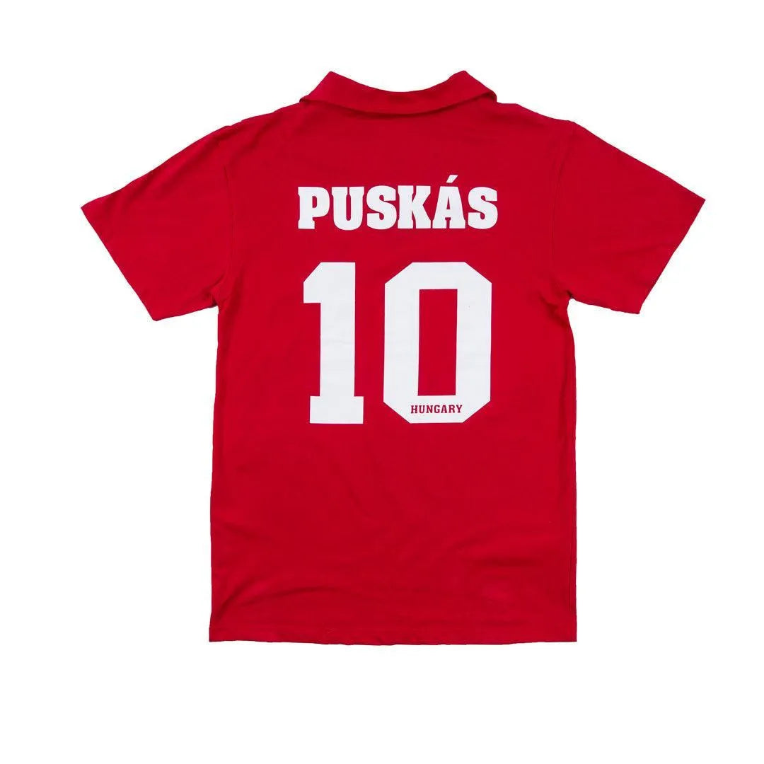 Puskás retro mez, Magyar Köztársaság címerrel - Sportmania.hu