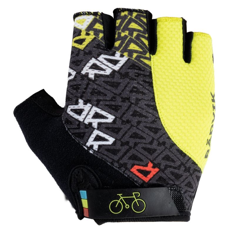 Radvik round cycling gloves W fekete Kerékpáros kesztyű