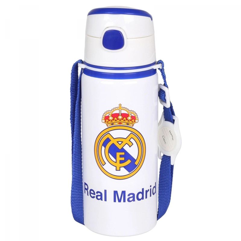 Real Madrid Aluminum Bottle with Mouthpiece and Strap 600 ml wielokolorowy kulacs RM00005