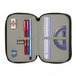 Real Madrid pencil case with equipment triple filled pencil case 37 pcs biały 412654857