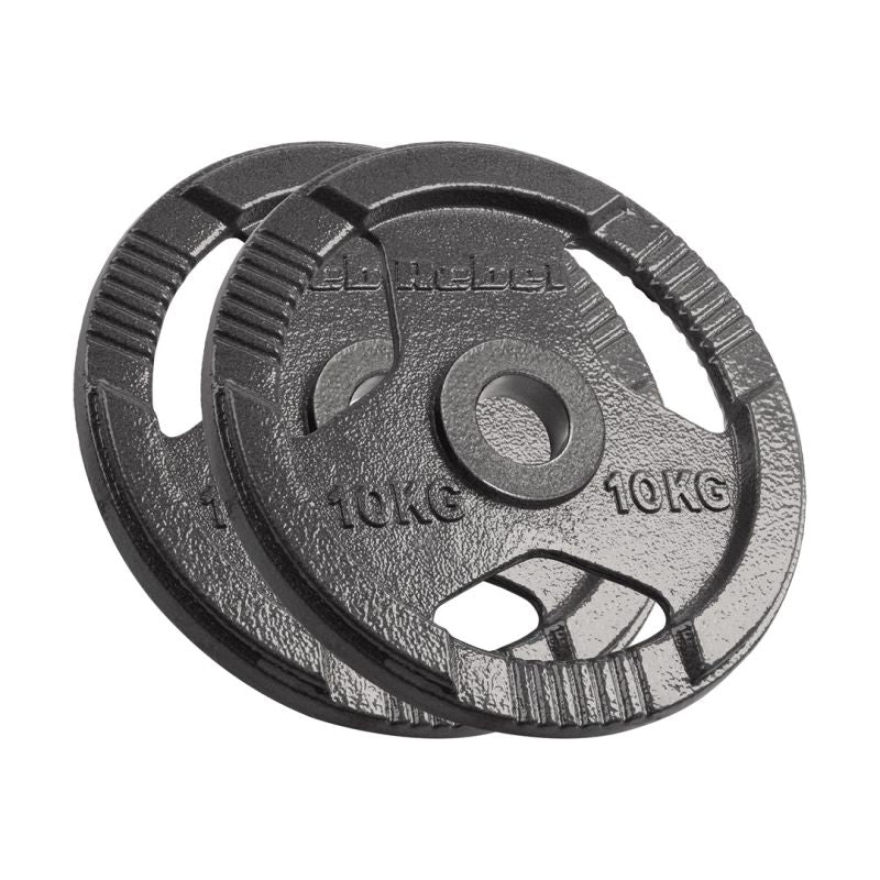 Rebel ACTIVE Cast iron Olympic weight set, 51mm hole, plate with handles RBA-2143-10