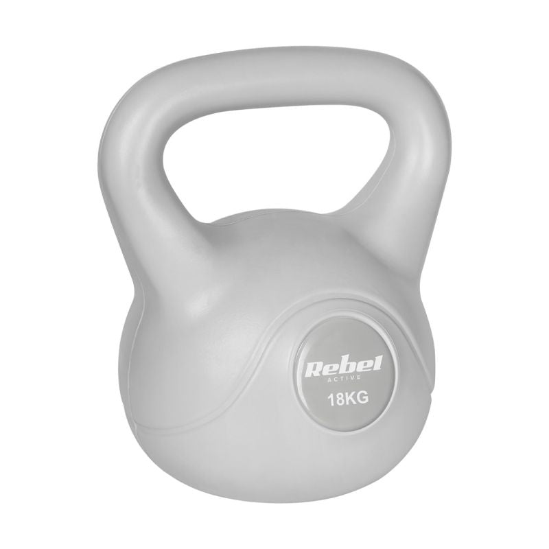 Rebel Active Kettlebell 18 Kg szürke edzőfelszerelés RBA-2322G-18