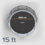Rebel ACTIVE Trampoline Pro 15ft/457cm, Net, Ladder RBA-8005
