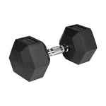 Rebel HEX 20 kg rubber-coated cast iron dumbbell ACTIVE edzőfelszerelés
