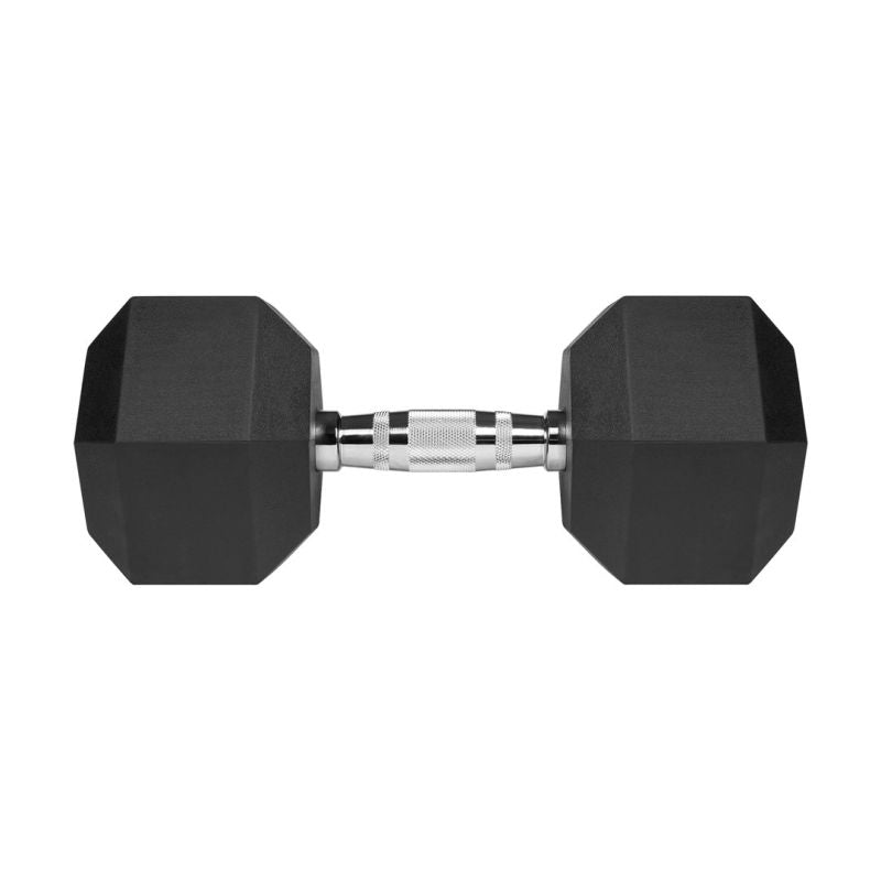 Rebel HEX 20 kg rubber-coated cast iron dumbbell ACTIVE edzőfelszerelés