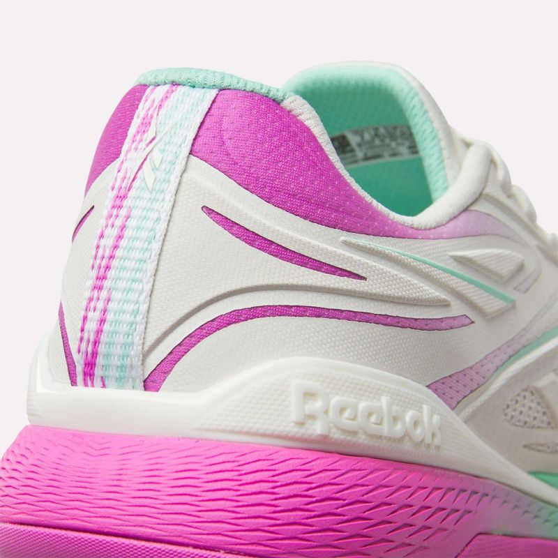 Reebok NANO X5 EDGE CHALK/VIRTUAL /ATOMIC AQUA sneakers ( ) rózsaszín utcai cipő