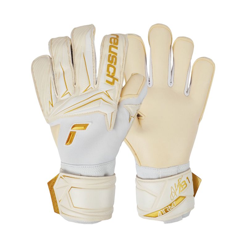 reusch Attrakt AB1 Duo goalkeeper 5670001 fehér gloves Kapuskesztyű