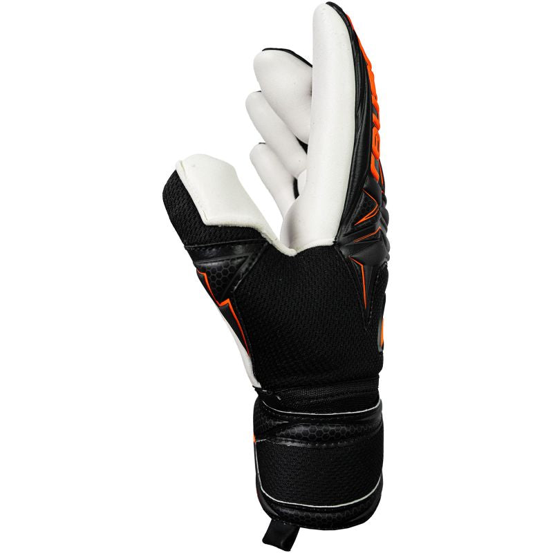 Reusch Attrakt Advance Finger Support Goalkeeper Gloves – 7.5 kapuskesztyű, fekete
