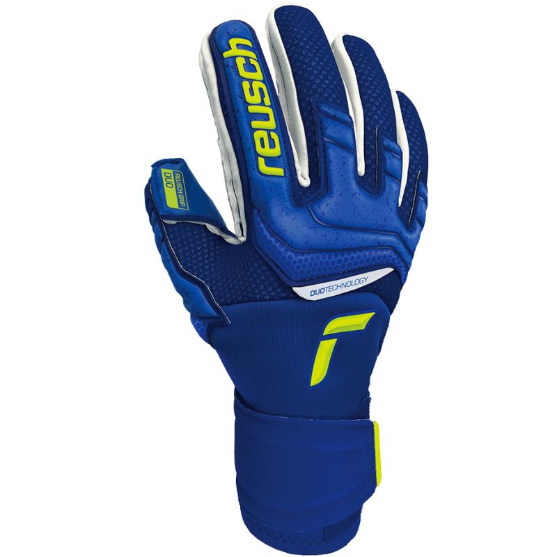 Reusch Attrakt Duo M 5170055 4949 goalkeeper gloves kék kapuskesztyű 51700554949