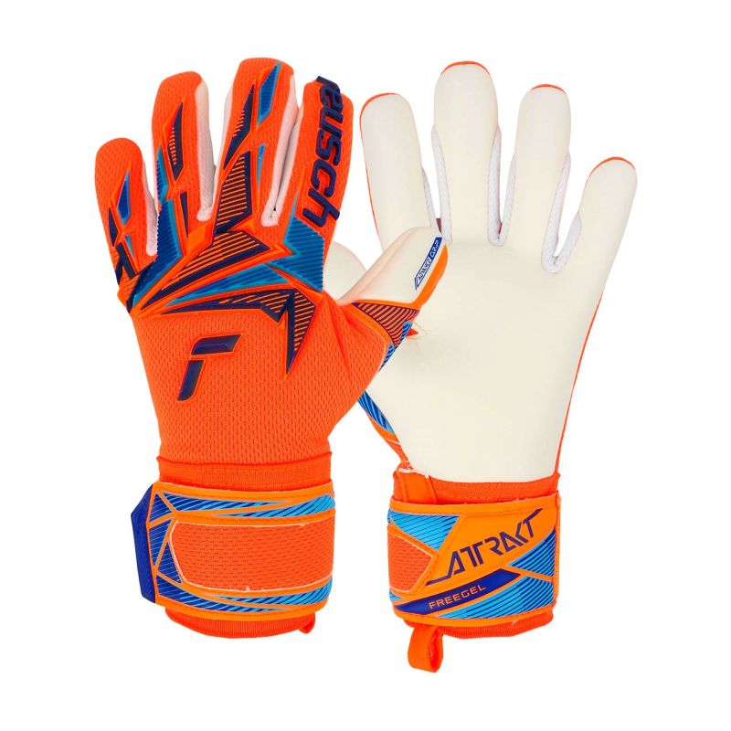 Reusch Attrakt Freegel Advance Junior Goalkeeper Gloves Orange 5672035 narancssárga gyerek kapuskesztyű