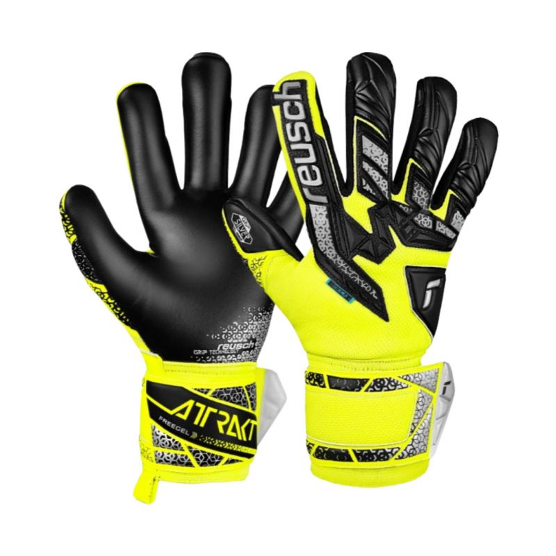 Reusch Attrakt Freegel Silver Goalkeeper fekete 55702352025 Kapuskesztyű