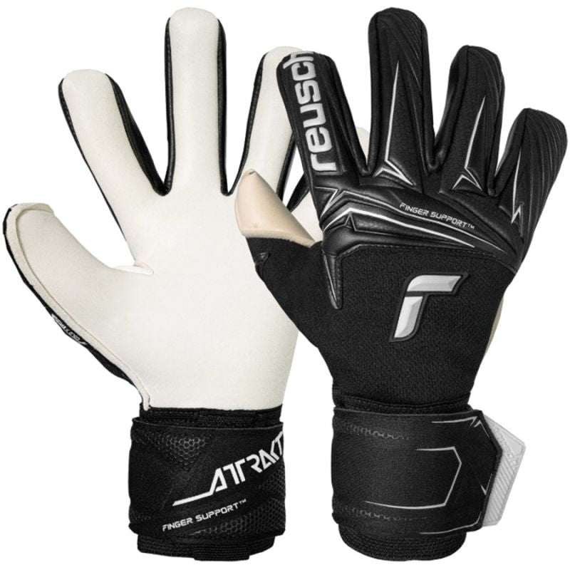 Reusch Attrakt Gold X NC Finger Support Gloves arany kapuskesztyű 56709607701