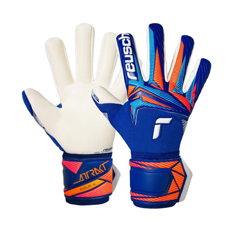 Reusch Attrakt Gold X NC Goalkeeper Gloves Blue 5670955 arany 56709554126 Kapuskesztyű