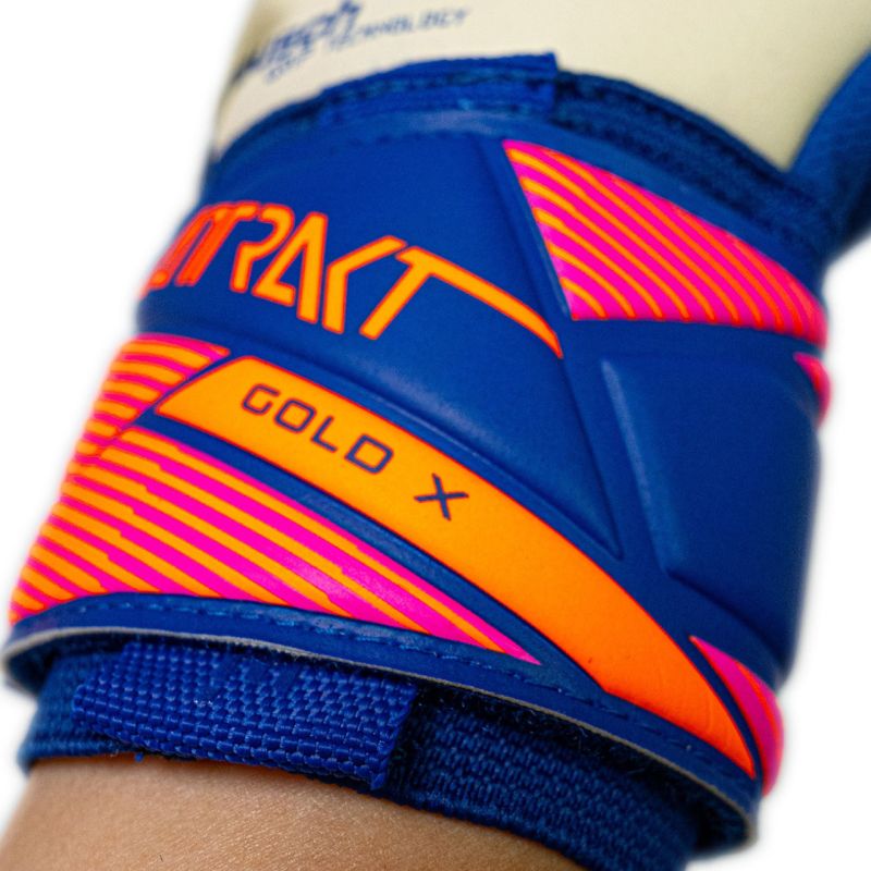 Reusch Attrakt Gold X NC Goalkeeper Gloves Blue 5670955 arany 56709554126 Kapuskesztyű