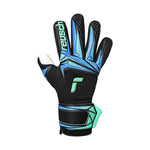 Reusch Attrakt RE:GRIP NC Goalkeeper Gloves Black-Blue 5670535 kék 56705357272 Kapuskesztyű