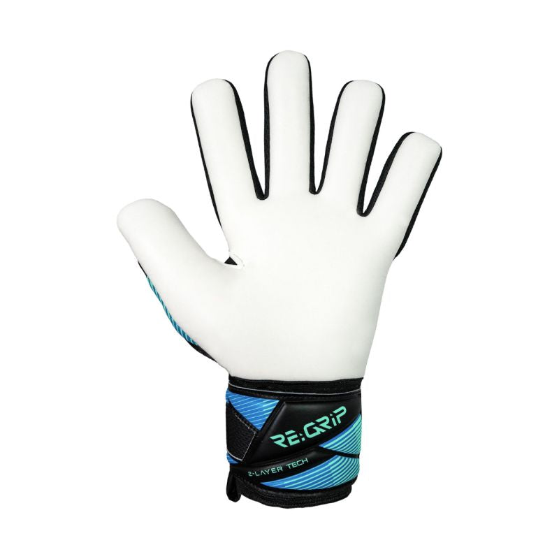 Reusch Attrakt RE:GRIP NC Goalkeeper Gloves Black-Blue 5670535 kék 56705357272 Kapuskesztyű