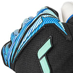 Reusch Attrakt RE:GRIP NC Goalkeeper Gloves Black-Blue 5670535 kék 56705357272 Kapuskesztyű
