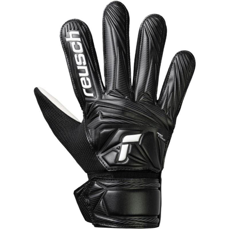 Reusch Attrakt Starter Solid Junior Gloves 56 72 514 fekete gyerek kapuskesztyű