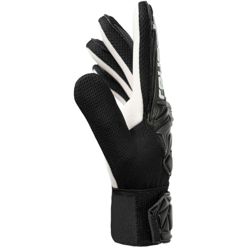 Reusch Attrakt Starter Solid Junior Gloves 56 72 514 fekete gyerek kapuskesztyű