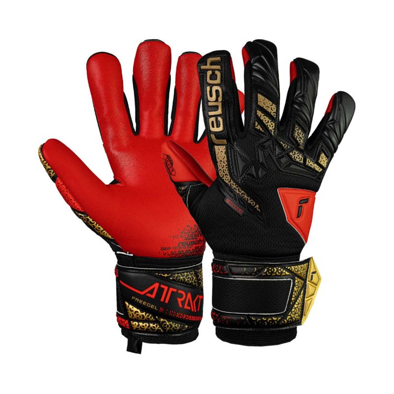 Reusch Goalkeeper Attrakt Freegel Silver M 55702357075 Kapuskesztyű