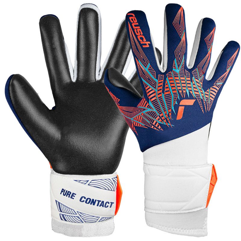 Reusch Pure Contact Silver 54 72 200 4848 Gloves gyerek kesztyű, fehér