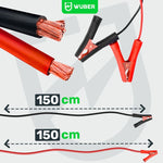 Roces Microprocessor car battery charger 10A 6-150 Ah 2-24 V WUBER sípcsontvédő
