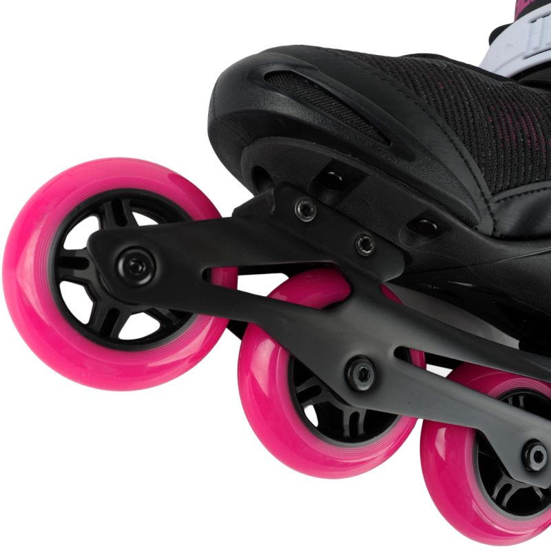 Roces Pic X roller skates black and 400911 rózsaszín görkorcsolya
