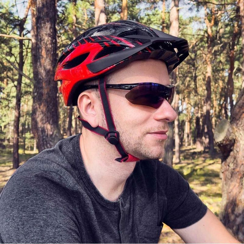 Rockbros 10003 Polarized Cycling Glasses - Black czarny napszemüveg