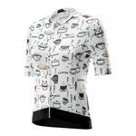 Rockbros 15110005003 Sleeve Cycling Jersey S - fehér kerékpáros póló