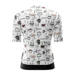 Rockbros 15110005003 Sleeve Cycling Jersey S - fehér kerékpáros póló