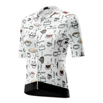 Rockbros 15110005004 Sleeve Cycling Jersey M - fehér férfi kerékpáros póló